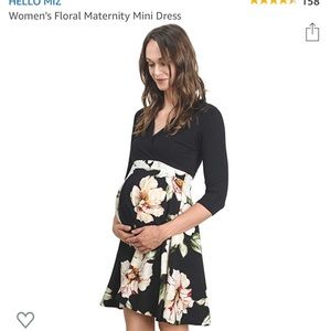 Size large floral maternity dress. Never worn